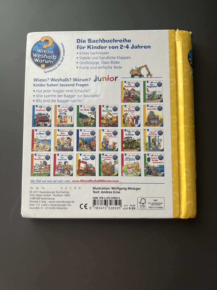 Libri: Der Bagger von wieso weshalb warum – Usato da Laufen venduto da nightparrot 1