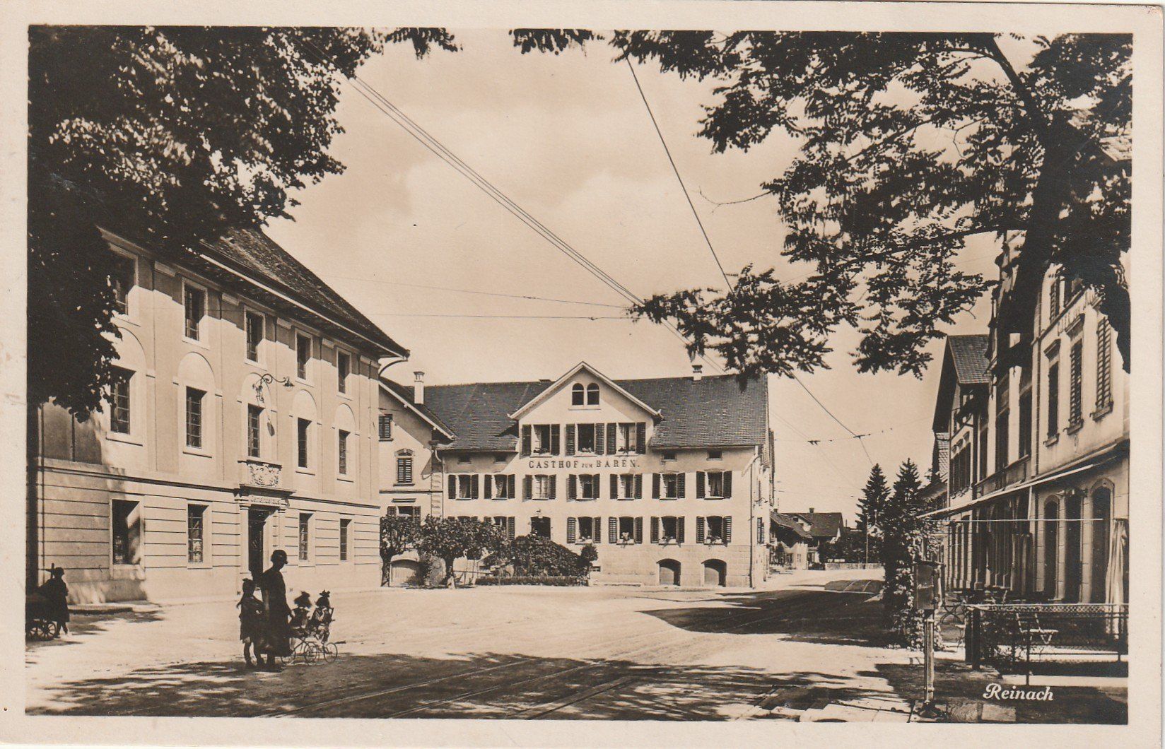 Cartoline postali: Reinach Restaurant Bären belebt – Usato da Rorschacherberg venduto da fratovi2