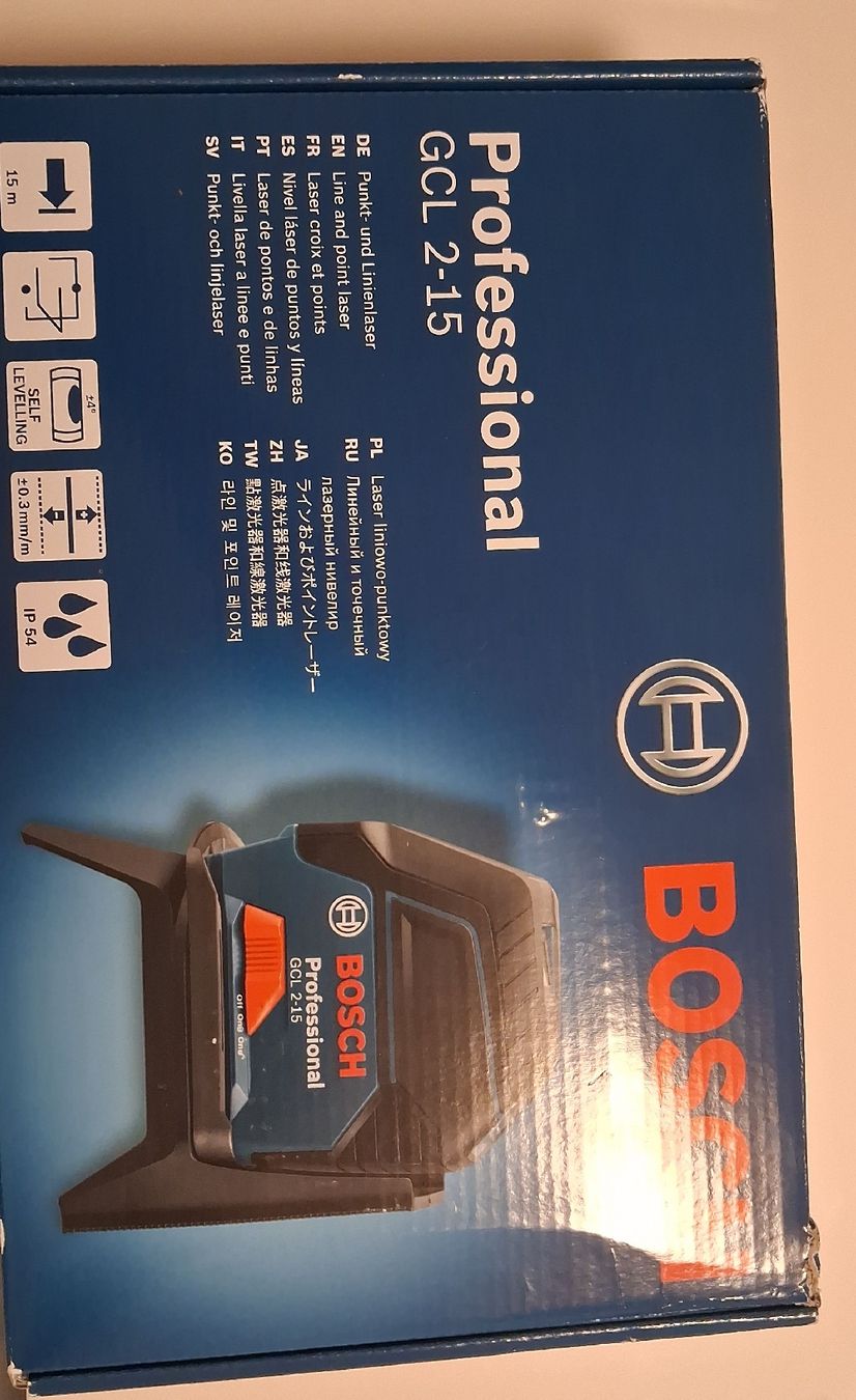 Bosch Misurare: BOSCH Professional GCL 2-15 laser livella – Nuovo e nell'imballaggio originale da Jona venduto da MirkoAltad