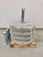 4 x Sonnenschirm Sockel je 100 kg – Originalverpackt
