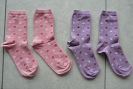 2 paires chaussettes Socken 33-35