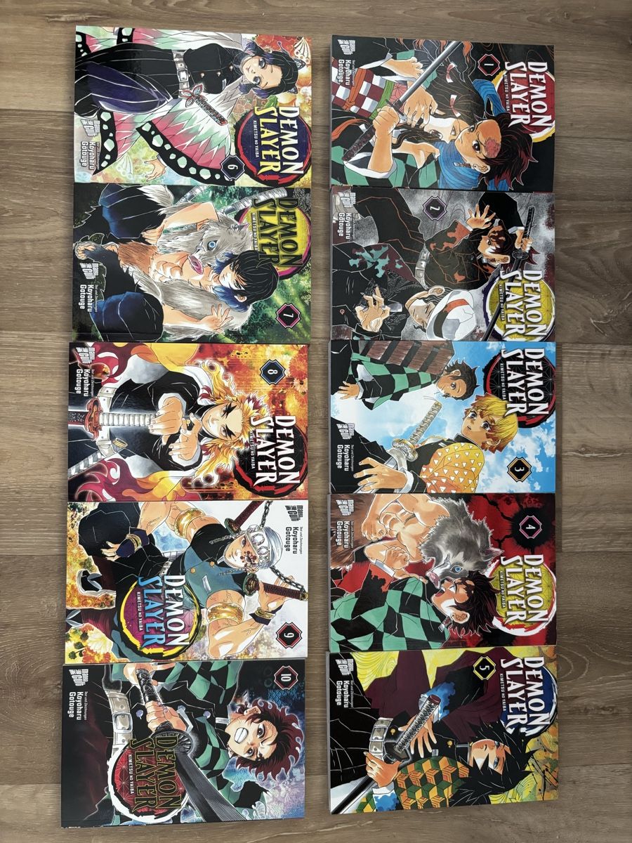 Libri: Demon Slayer Band 1-10 – Nuovo (secondo la descrizione) da Oetwil an der Limmat venduto da EuropaFuchs