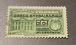 Kolumbien 1953 alte briefmarke