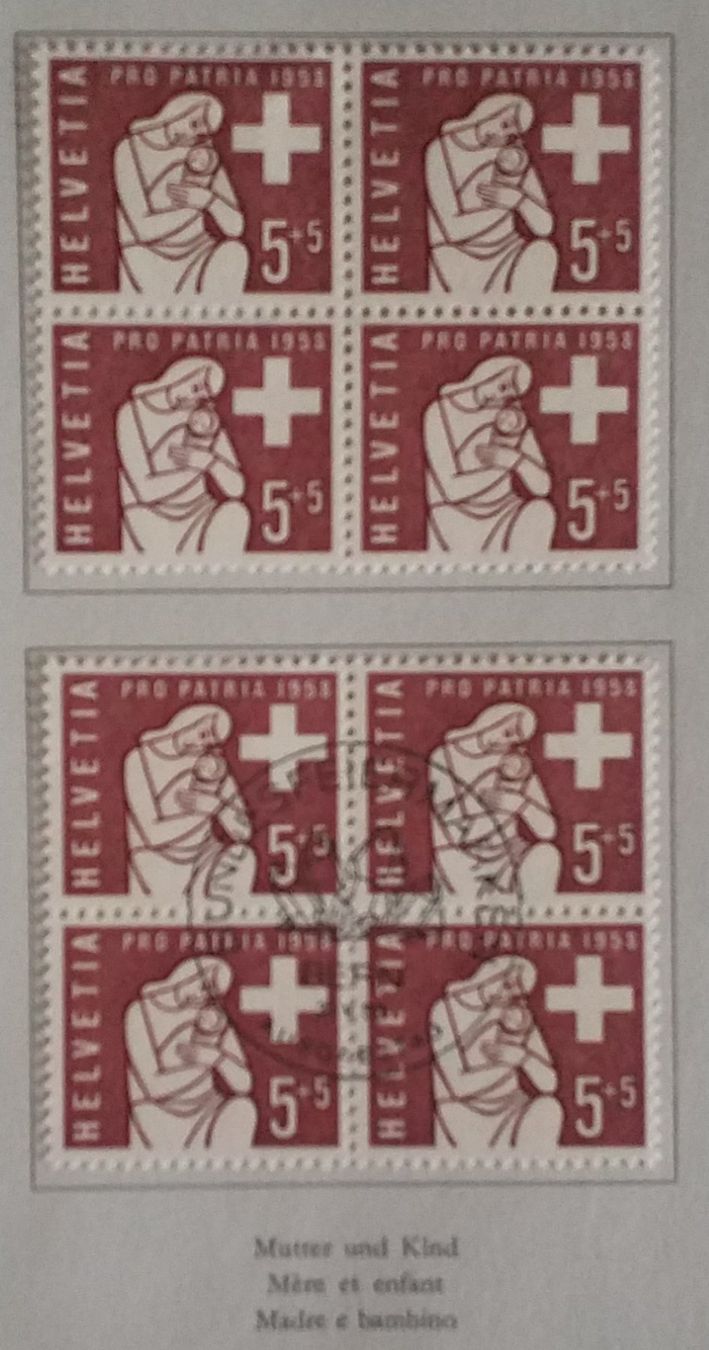 Tutti i francobolli: 1958, Geschenkheft Pro Patria ET, im 4-Block 119.-++ – Nuovo (secondo la descrizione) da Baden venduto da Eggi 3