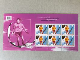 Frauenfussball  Briefmarkenbogen postfrisch