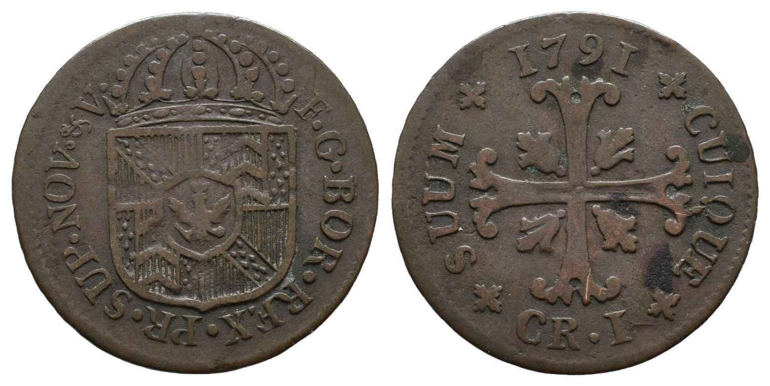 Tutti le monete: Neuenburg Kreuzer 1791  /2127 – Usato da Trimbach venduto da Solothurn1
