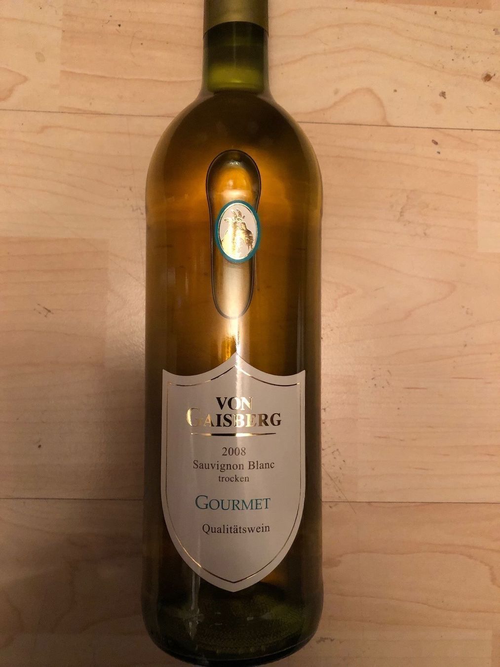 Vino: Gaisberg, Sauvignon blanc, 2008 – Nuovo e nell'imballaggio originale da Wald ZH venduto da mlnt 1