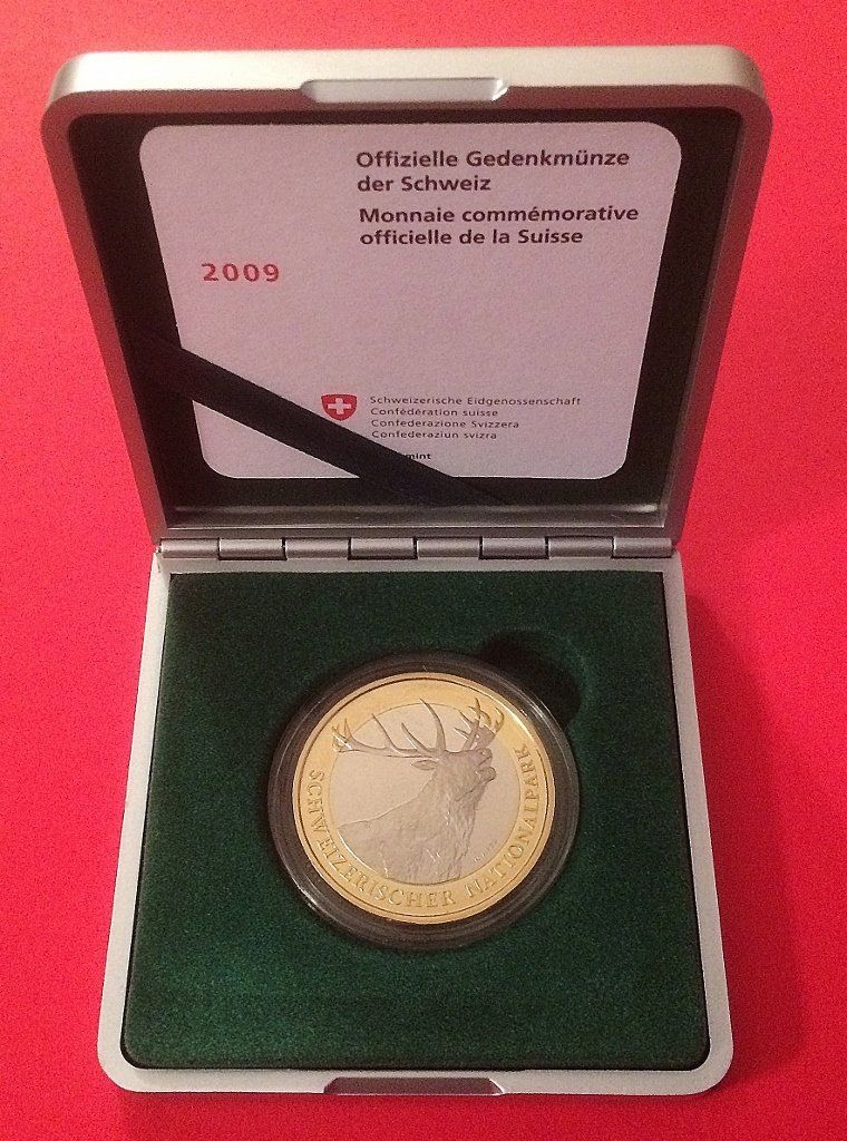 Alle Münzen: 10 Franken Rothirsch 2009 PP ***TOP*** – Neu und originalverpackt aus Anzère von Strogoff1