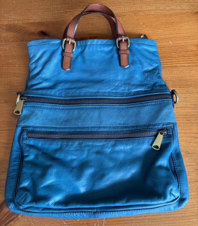 Fossil Tasche Explorer Large Distressed Messenger Crossbody