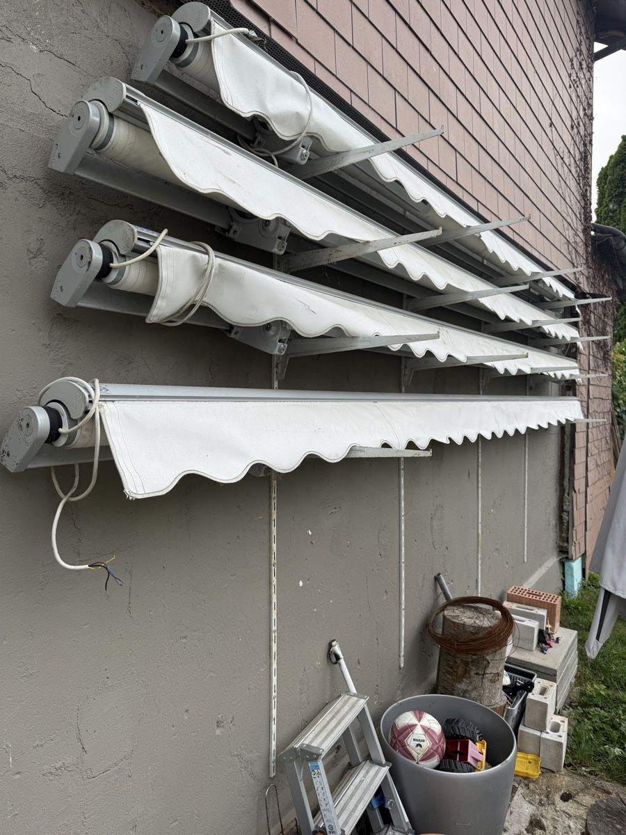 Stobag Tende da sole: Markisen/ Sonnenstoren Stobag weiss – Usato da Feuerthalen venduto da flo_ctv2 1