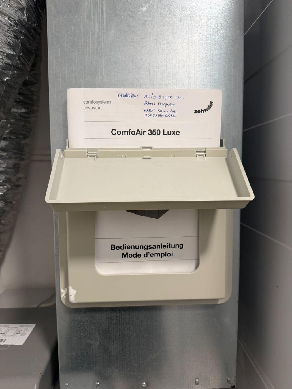 Luftreiniger: Lüftungsgerät Zehnder ComfoAir 350 Luxe – Gebraucht aus Altendorf von Giuno 3