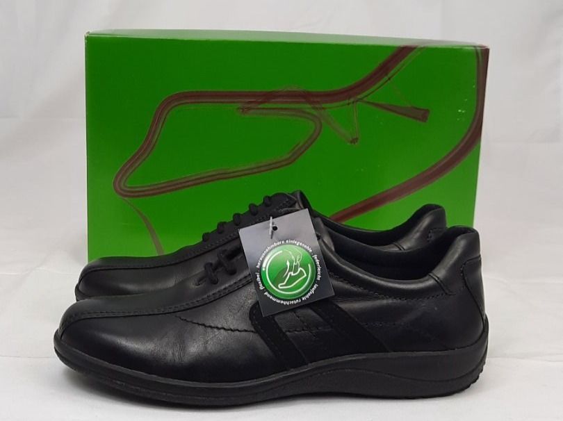 Damenschuhe: BELVIDA BREST klassischer Schnürschuh schwarz Gr. 41 – Neu und originalverpackt aus Seuzach von VT-Collections1 2