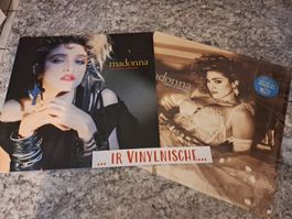 2 LP's  madonna "The First Album/Like A Virgin"  SIRE
