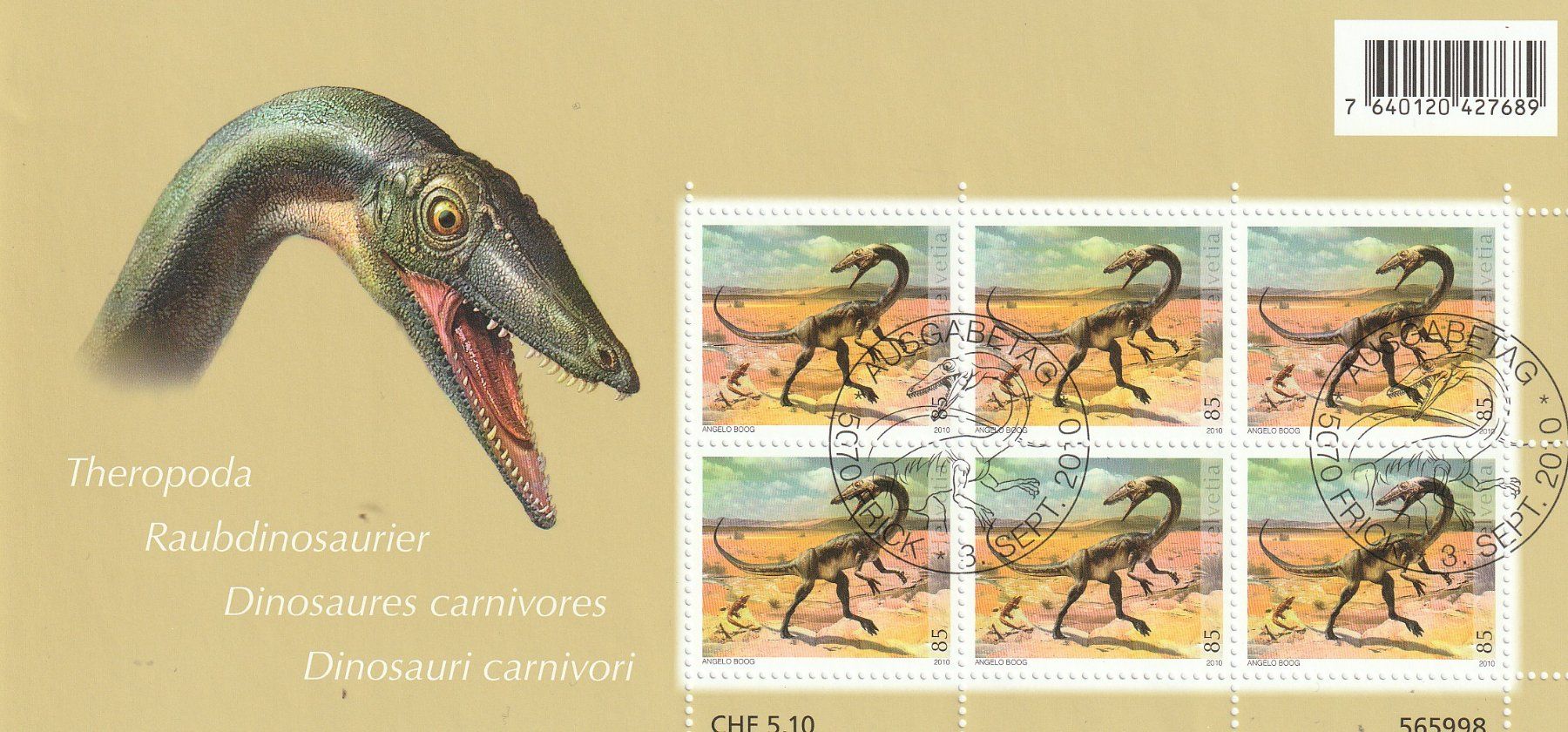 Tutti i francobolli: CH Briefmarken Lot Kleinbogen gestempelt 2010 – Usato da Rupperswil venduto da Ema10 2