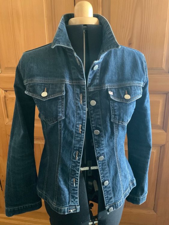 Jeansjacke Damen Tailliert Stretch