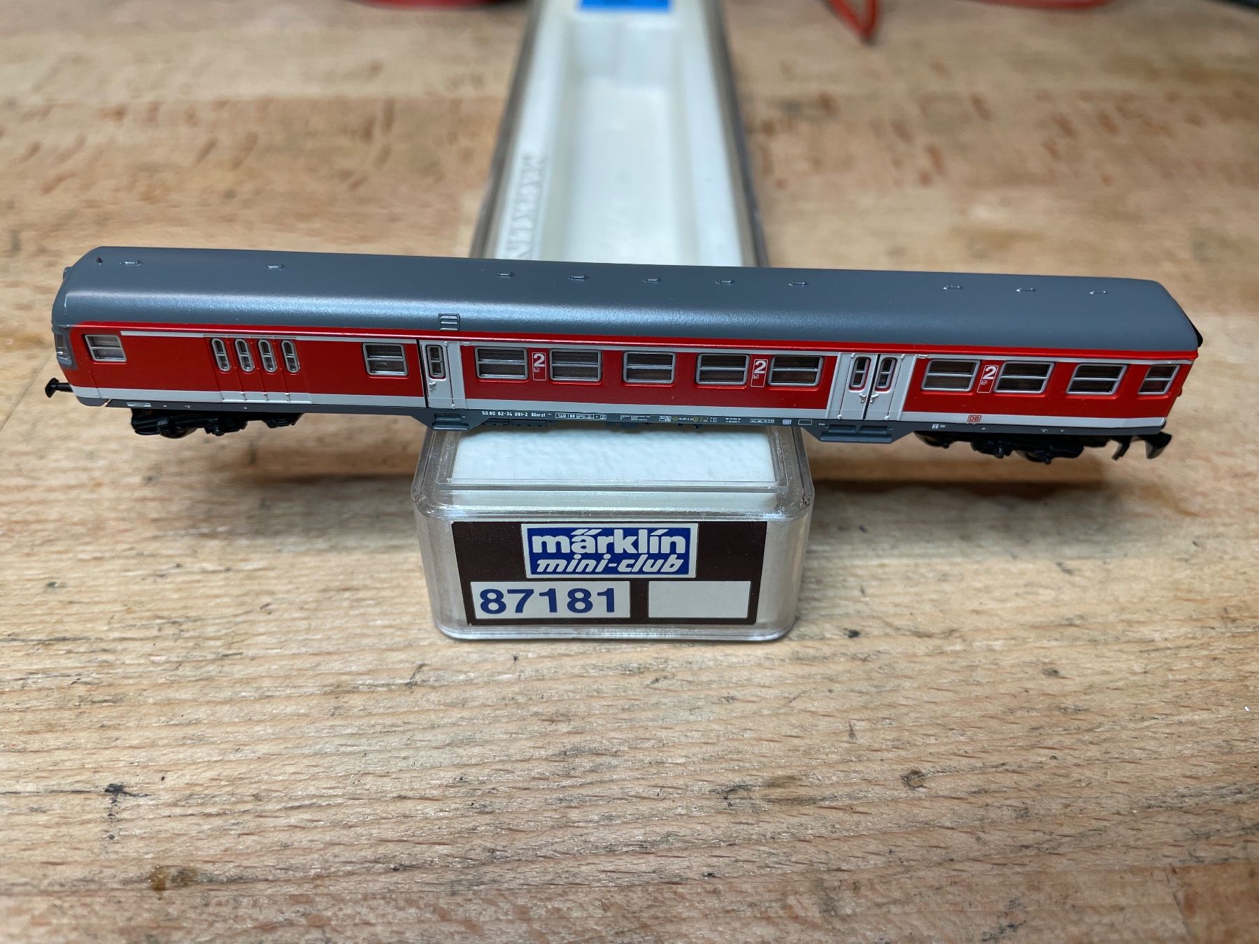Märklin Modellini di ferrovie: Marklin Z 87181 Steurwagen DB – Nuovo e nell'imballaggio originale da Hauterive NE venduto da eriamch