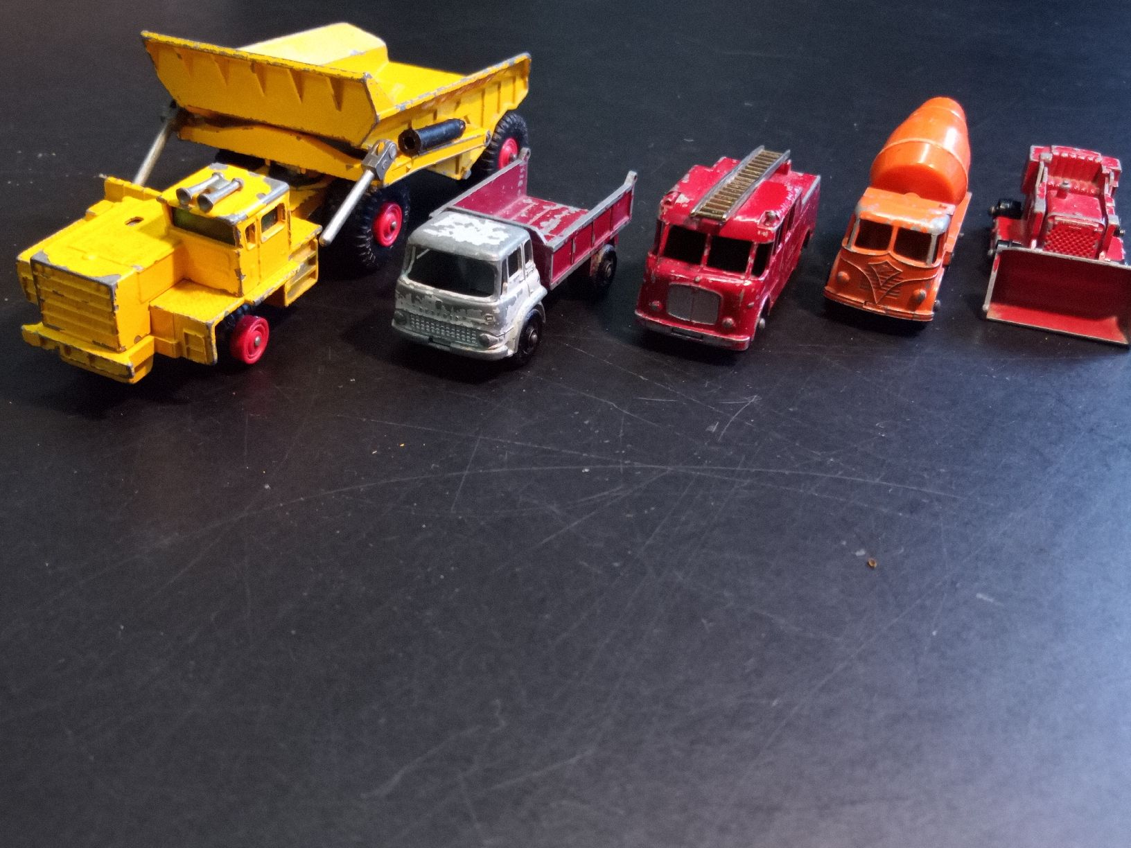 Lesney Modellini d'auto: 5x Matchbox Lesney Baustelle Blechautos – Usato da Reiden venduto da Zofi-Brocki 1