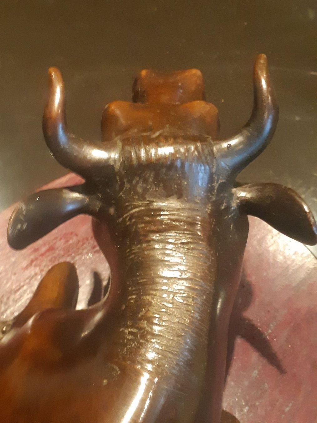 Skulpturen & Statuen: Grosser Bronze Stier 8,6 Kilo – Gebraucht aus Grindelwald von carro5 5