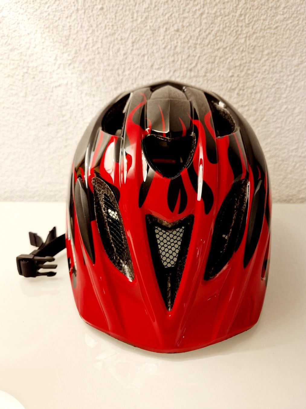 Helme: Velohelm Lazer Nuts Red Flame Helm Kinder / Jugendliche – Neu und originalverpackt aus Braunau von Brand-Store 1