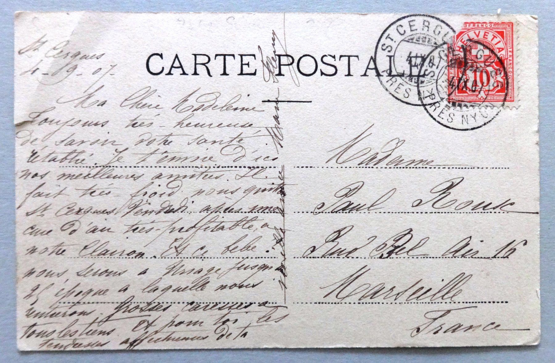 Cartes postales: St.-Cergues – D'occasion à Fétigny par Billy2miny 1