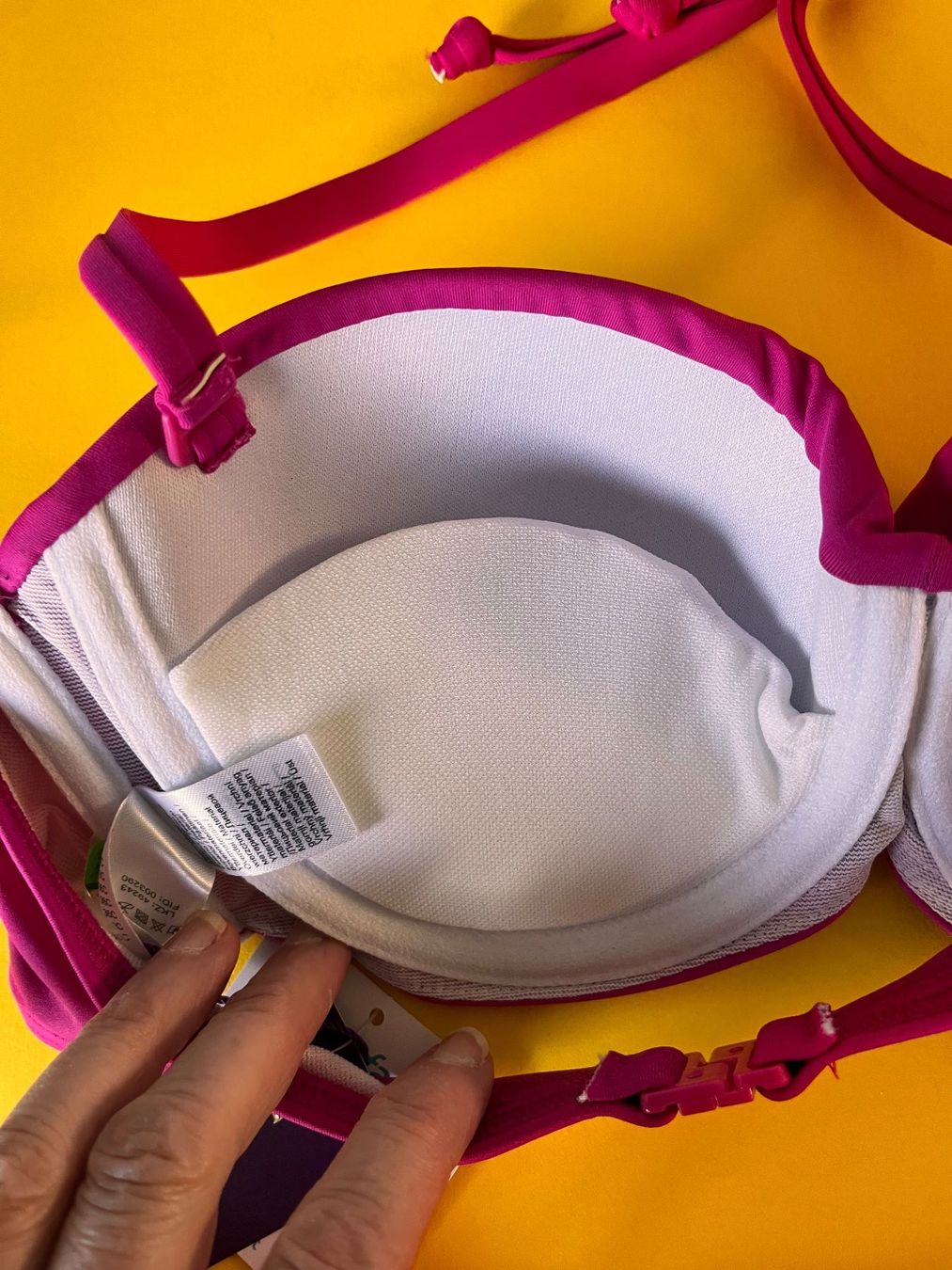 Lascana Costumi da bagno & Bikini: LASCANA, Push-Up-Bikini, Grösse 34C/34, Farbe Pink – Nuovo e nell'imballaggio originale da Rudolfstetten venduto da gst_g7xl 5