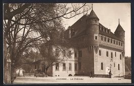 AK Lausanne, Le Château, 1930