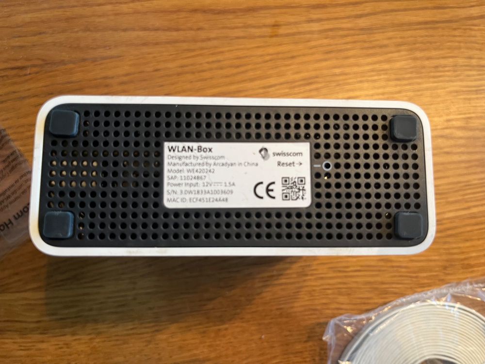 Swisscom WLAN Box (Gebraucht) in Stadel für CHF 29 – mit Lieferung auf ...