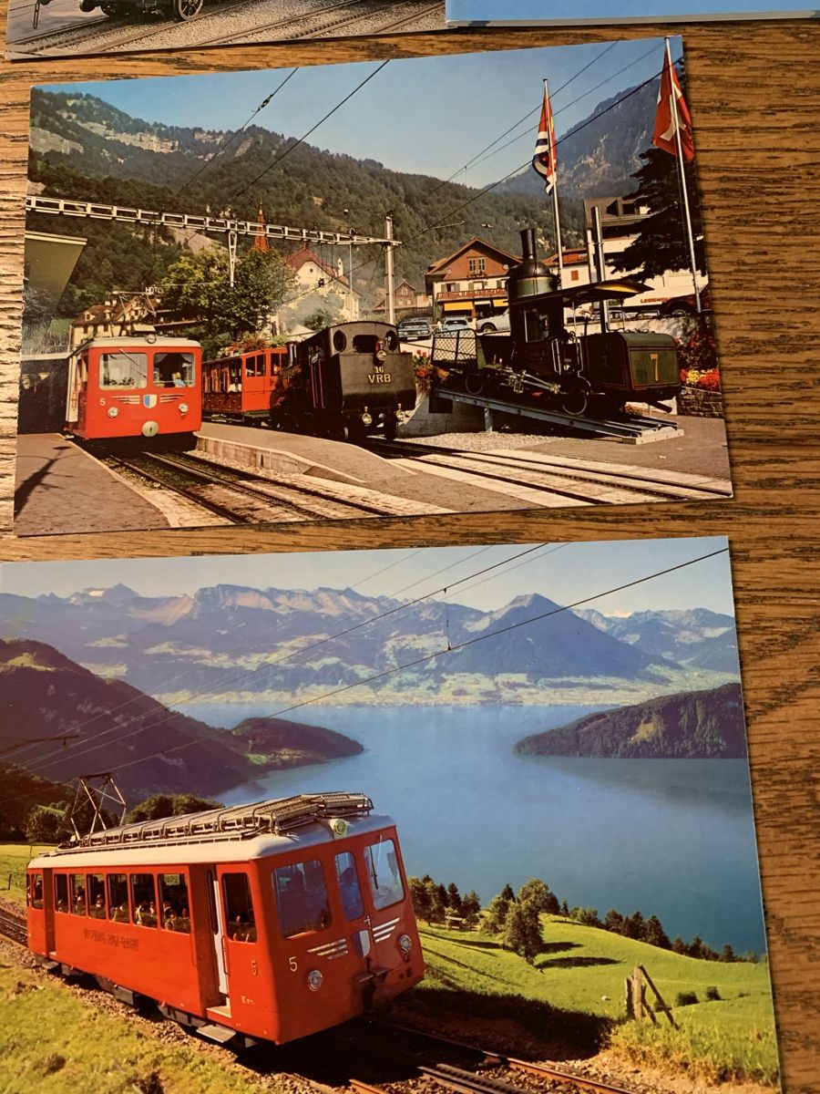 Modelleisenbahnen: Ansichtskarten Rigi Bahnen – Gebraucht aus Winden von EmilNeu 9