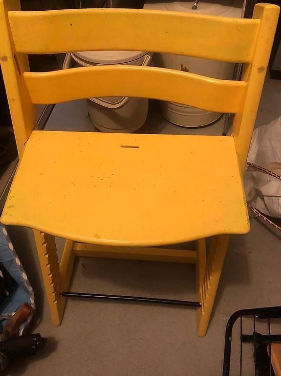 Stokke Seggioloni: gelb angemalter TripTrap – Usato da Zürich venduto da Bunnysat