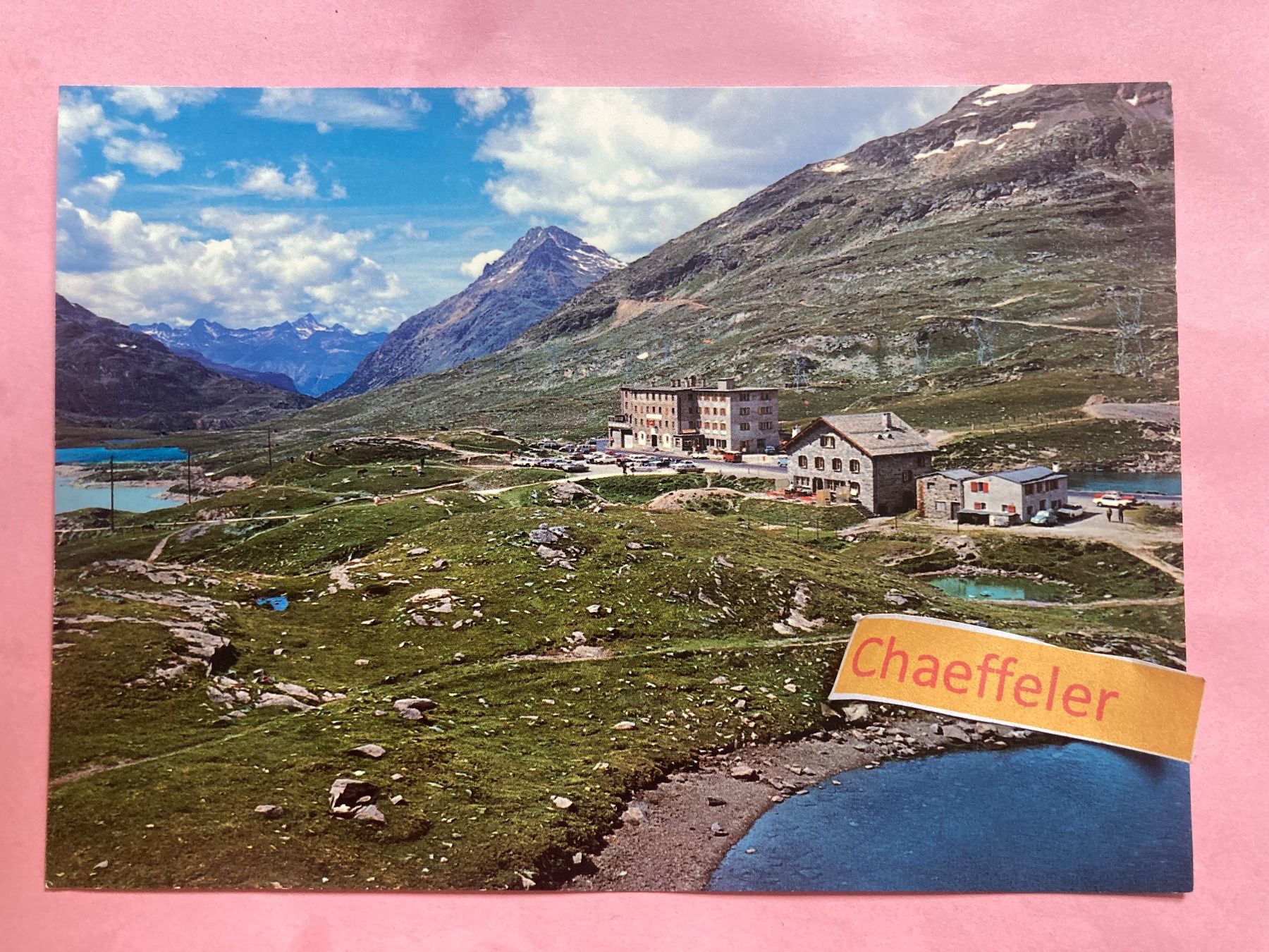 Cartoline postali: Bernina-Hospiz – Usato da Zürich venduto da Chaeffeler