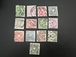 D.Reich uralt Lot ab 1875 gest.     (5291)