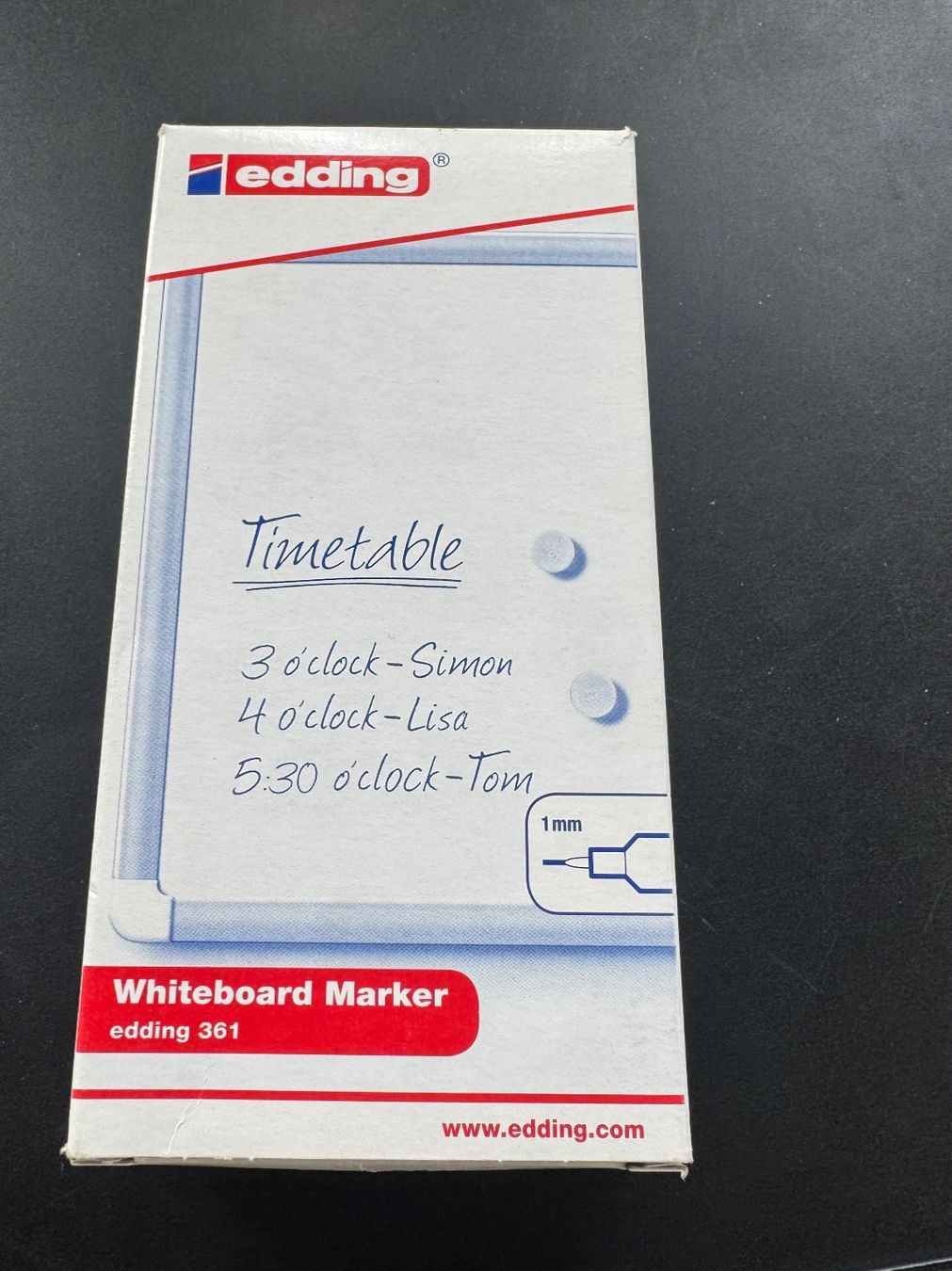 Stifte & Marker: Whiteboard Marker Edding 361 blau 1.0mm 10Stk. – Neu und originalverpackt aus Steffisburg von smocky17 1