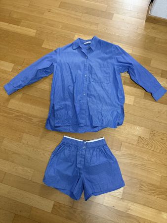Beachset Grösse XS Oversized Hemd und Shorts Zara