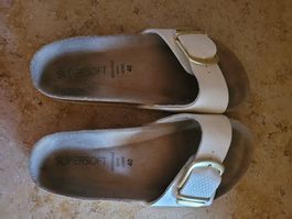 Supersoft Sandalen/Pantoletten, Echt Leder, Grösse 40