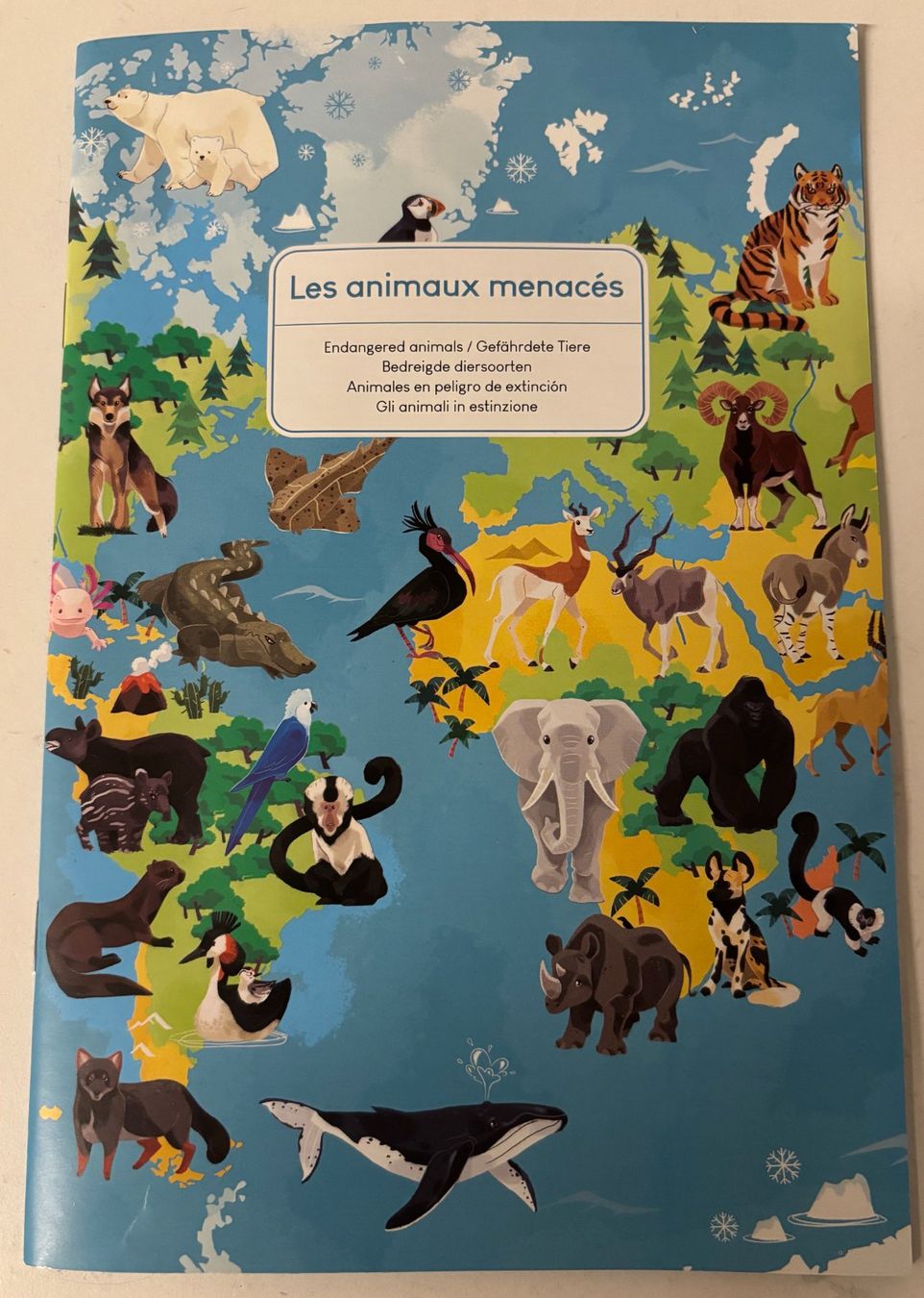 Janod Puzzle: Janod Puzzle bedrohte Tierarten / animaux menacés – Usato da Zürich venduto da IlkaK 2