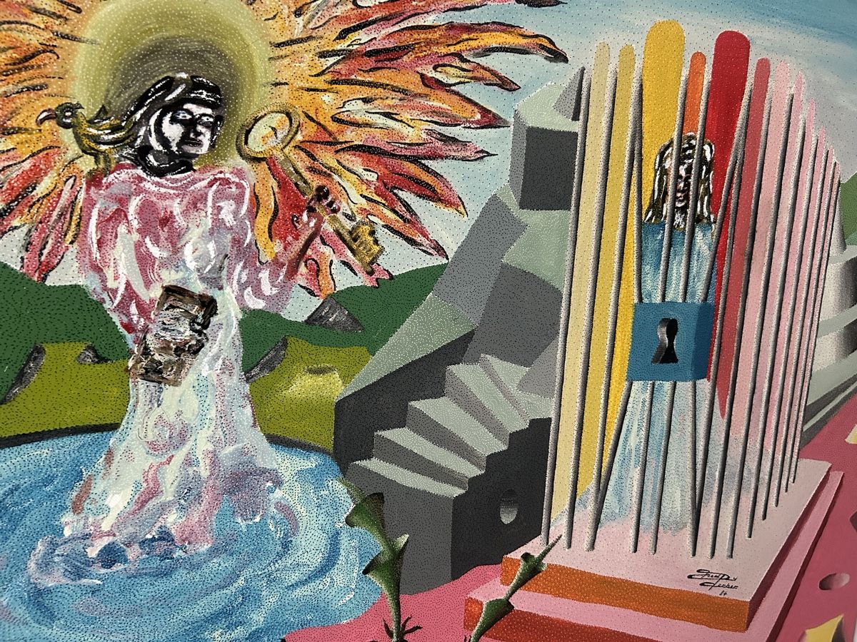 Dipinti: Original Gemälde von Freddy Gerber – Usato da Glarus venduto da KunstWerkEr-LS87 4