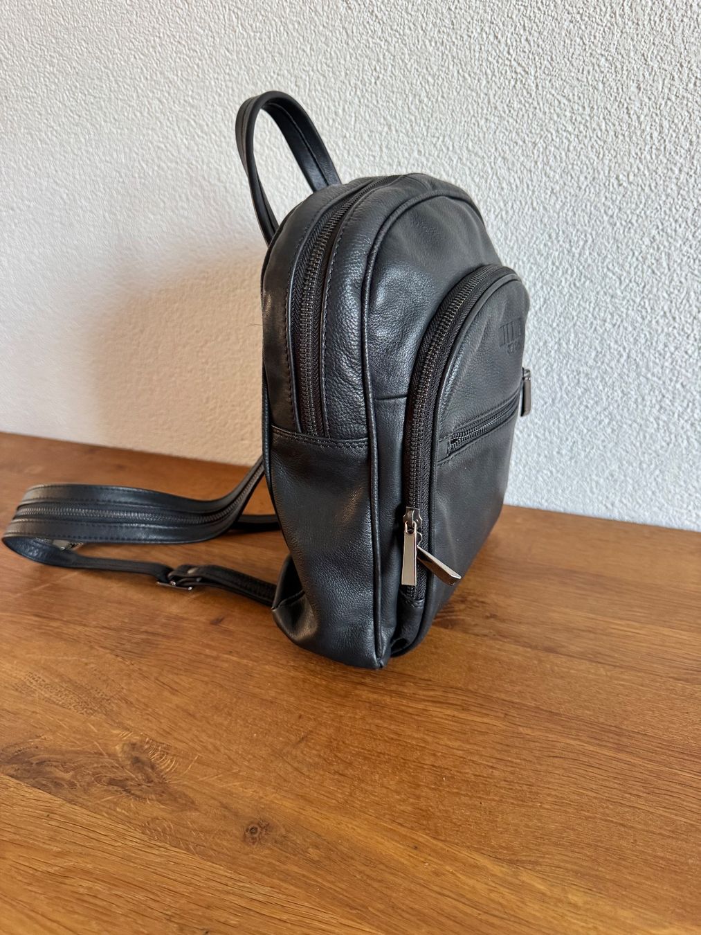 07 14 Zaini: Orig." 07 14 "Echt Leder Rucksack – Usato da Frauenfeld venduto da dilili 1