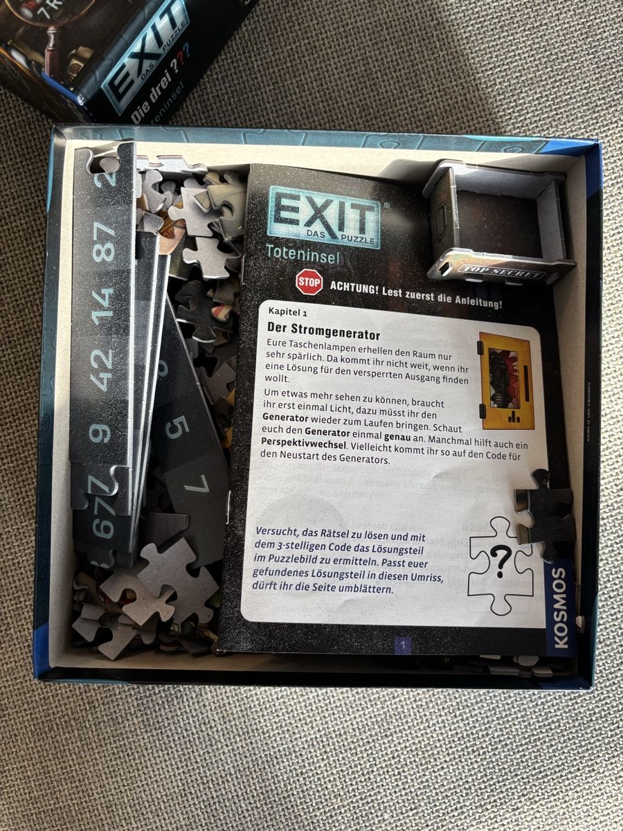 Kosmos Puzzle: Exit Das Puzzle - Toteninsel – Nuovo (secondo la descrizione) da Wetzikon ZH venduto da ger_yvd6 2