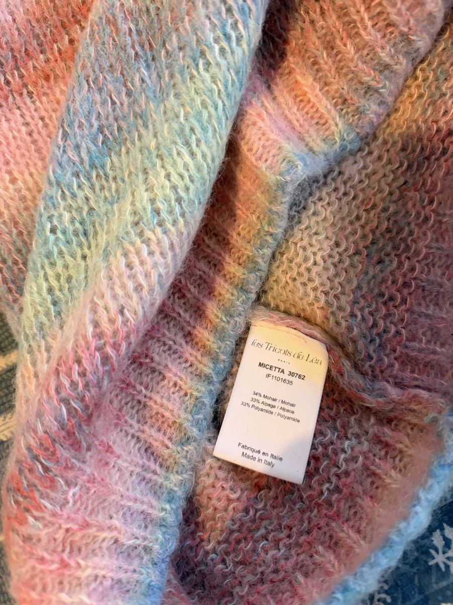 Pullover & Sweatshirts: Wunderschöner Rainbow Mohair Pullover Les tricots de Lea – Neu (gemäss Beschreibung) aus Münchenstein von Ladypink7 3