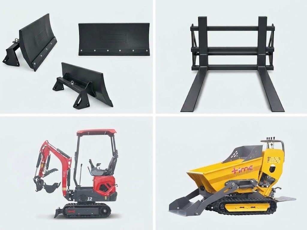 Escavatori: Hebstaktion Minibagger + Raupentransporter – Nuovo e nell'imballaggio originale da Grabs venduto da Time-tech