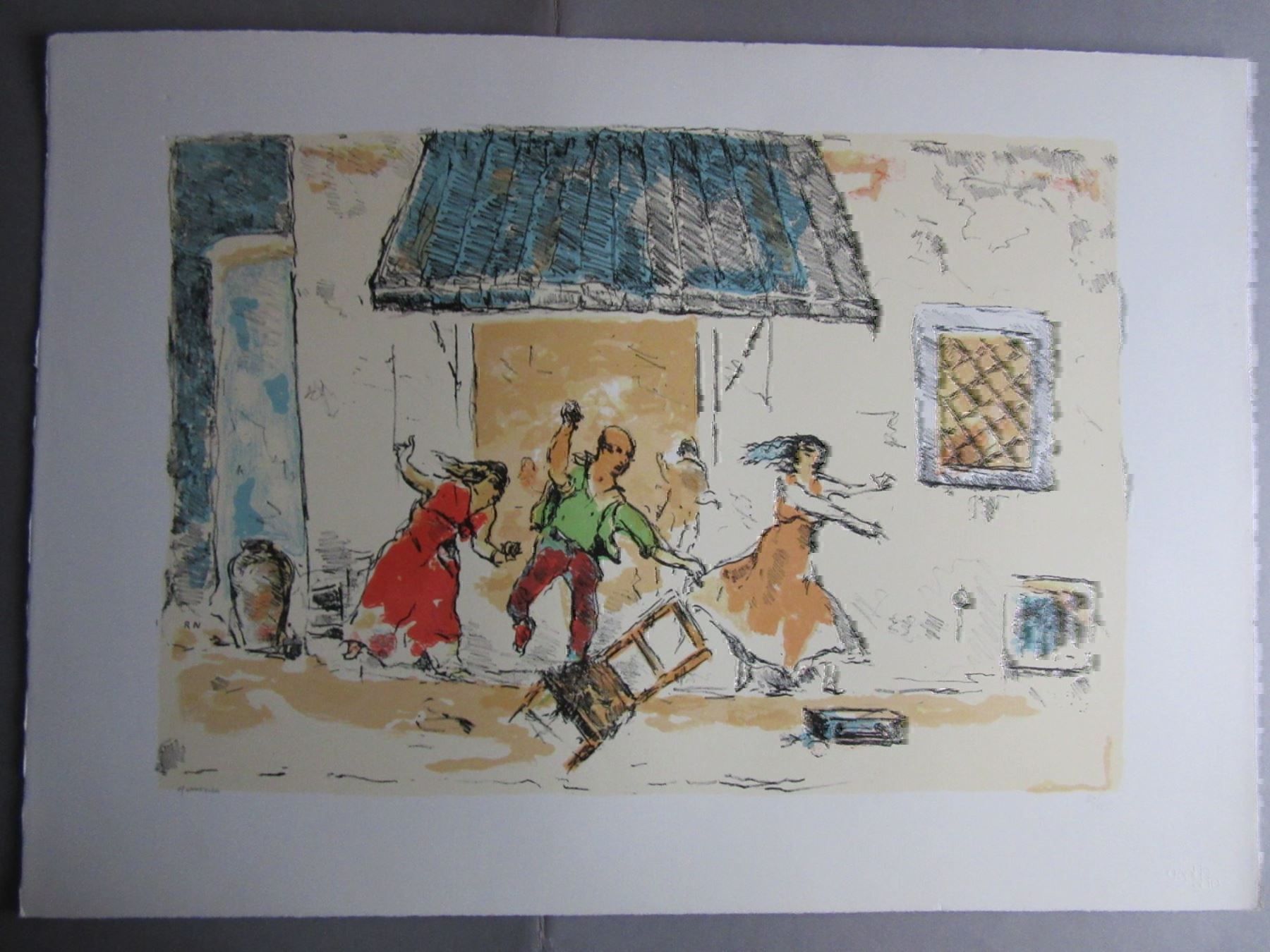 Grafiken & Lithographien: Renato Natali  1883 - 1979 LITHOGRAPHIE – Gebraucht aus Gersau von grafik-kunst 1