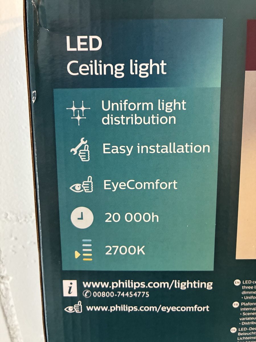 Philips Lampadari & plafoniere: Philips LED Deckenleuchte SuperSlim CL550 SceneSwitch Neu – Nuovo e nell'imballaggio originale da Rüthi (Rheintal) venduto da Mandalorianer 4