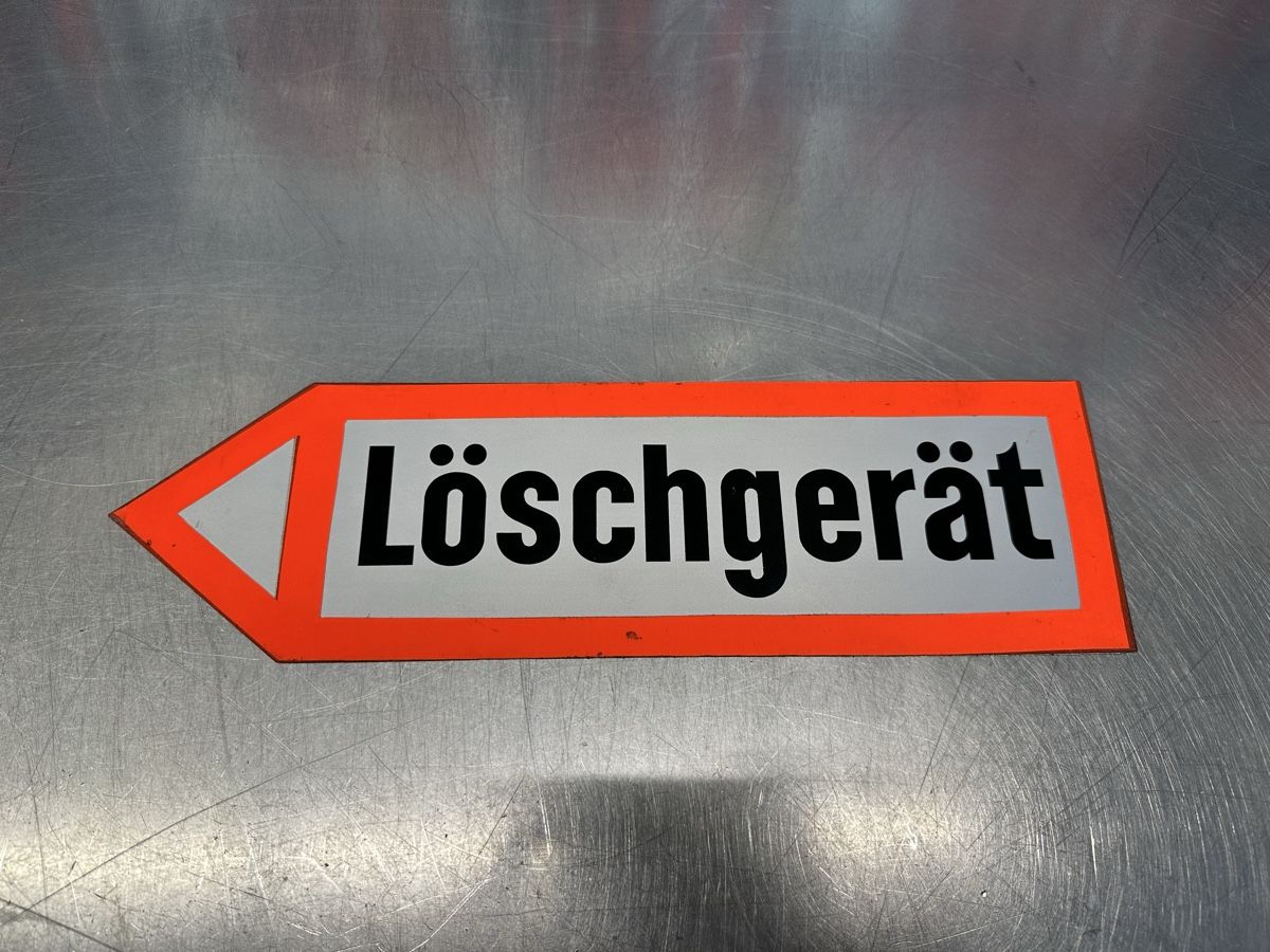 Insegne: Löschgerät-Schild – Usato da Schwende venduto da weesli 1