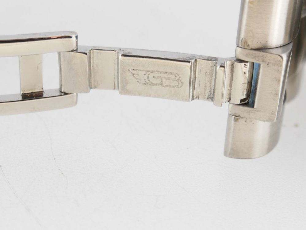 Bulgari Bracelets: Gianni Bulgari Stahlband 20 mm 17,5 cm lang ungetragen – Neuf (Voir description) à Schaffhausen par swisswatches-andmore 5
