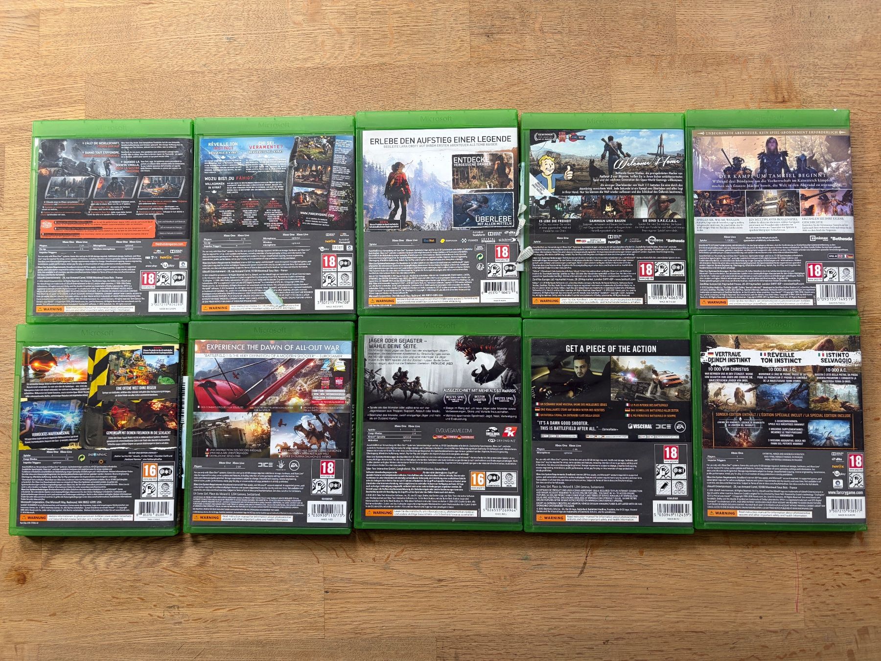 Giochi: 10 Xbox One Games Bundle – Fallout 4, Far Cry, Battlefield.. – Usato da Märstetten venduto da fury_psg 1