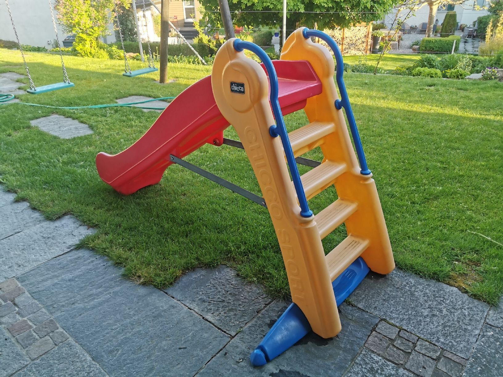 Chicco Scivoli: Rutschbahn Chicco  blau gute gebrauchte Zustan – Usato da Freienstein venduto da Fraxinus 2