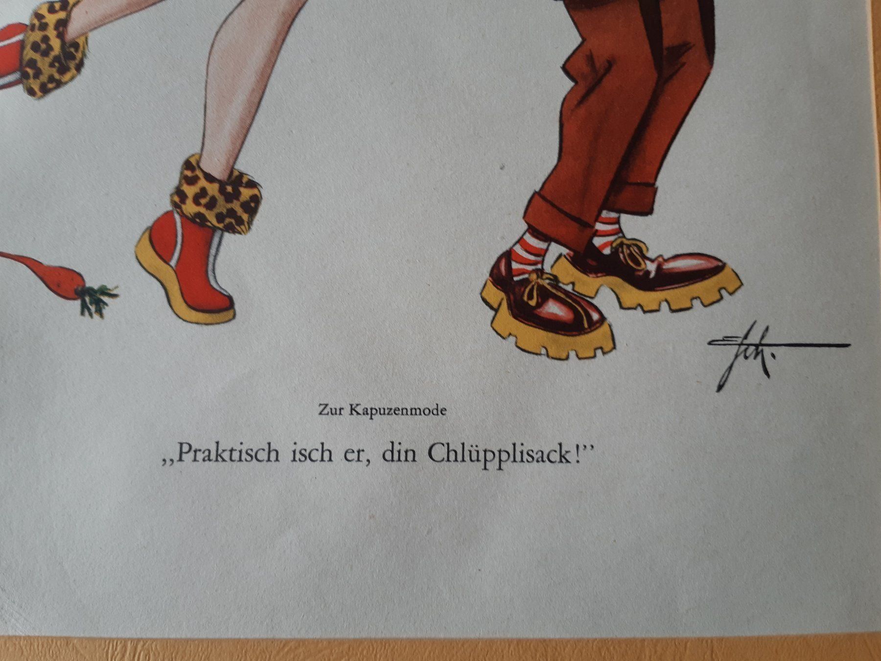 Grafica & Litografie: Nr.5 original Litho Nebelspalter – Usato da Grindelwald venduto da carro5 2