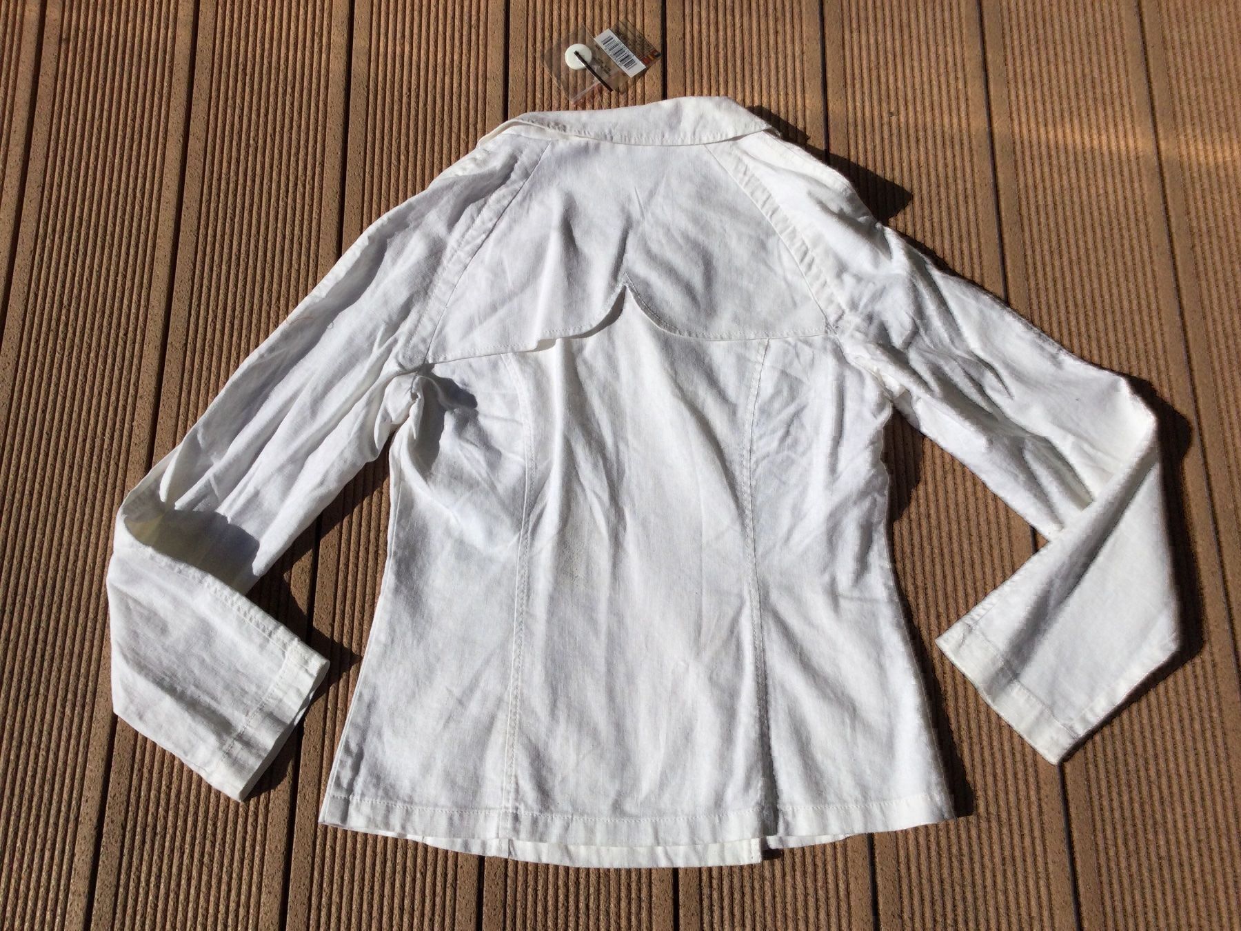 Jacken: Veste blanche 55% lin NEUF – Neu und originalverpackt aus Agiez von chouchanelle 6
