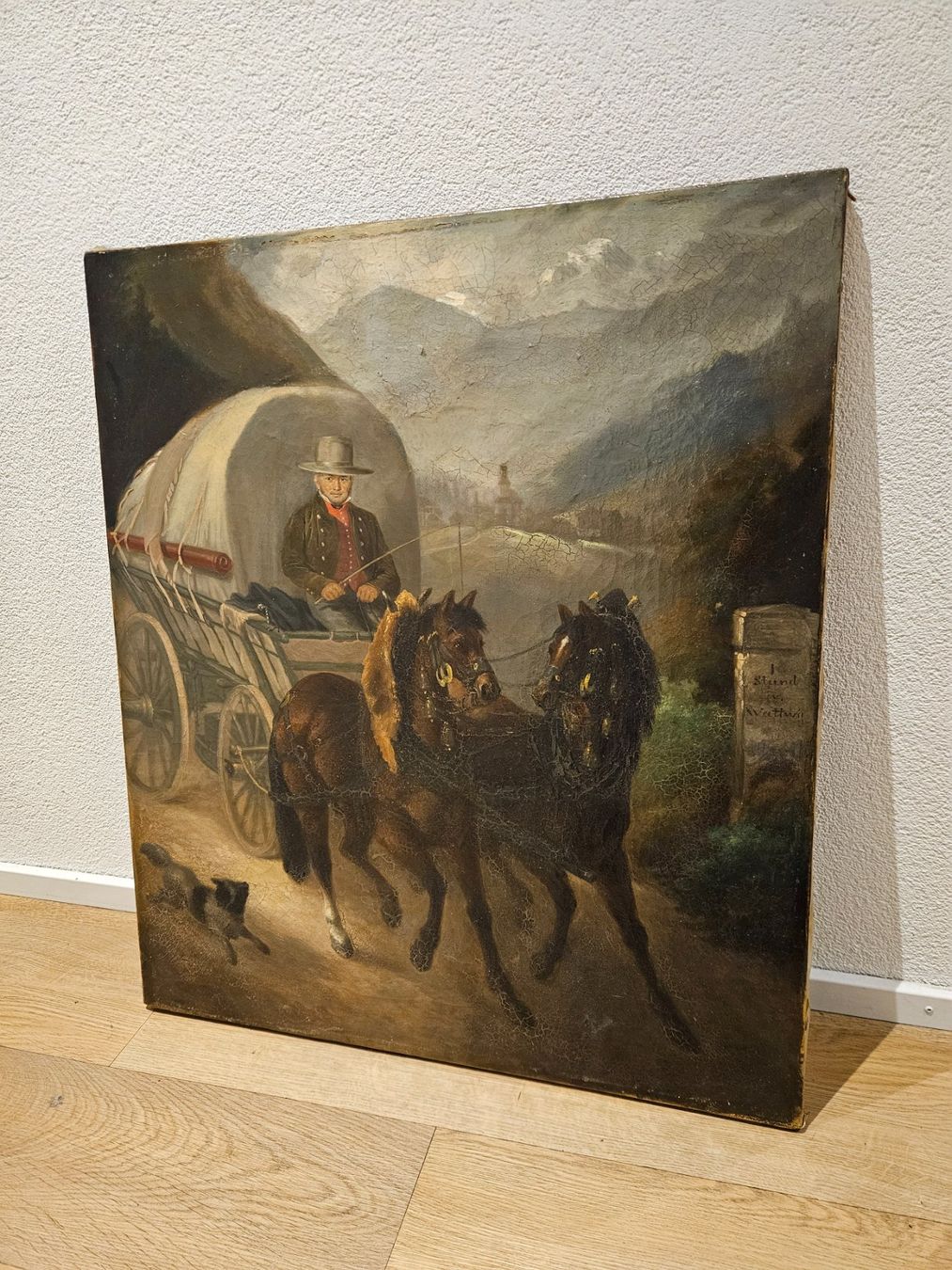 Tableaux: gemälde toggenburg handgemalt – Défectueux à Schwellbrunn par Omega-alpha 7