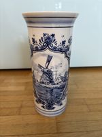 Original holländische Vase Delft Handarbeit, H20cm /B 9.5cm